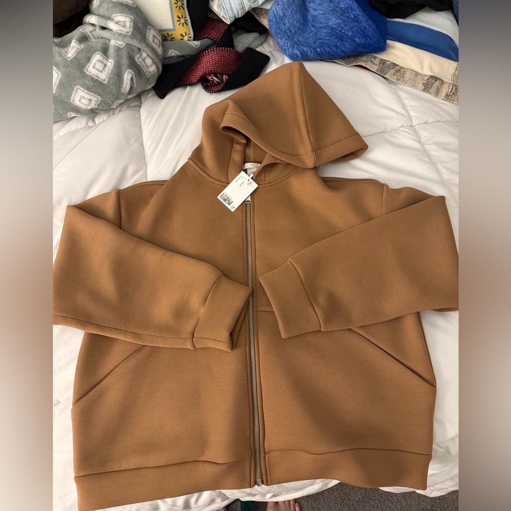 NWT H&M Scuba Hooded Jacket